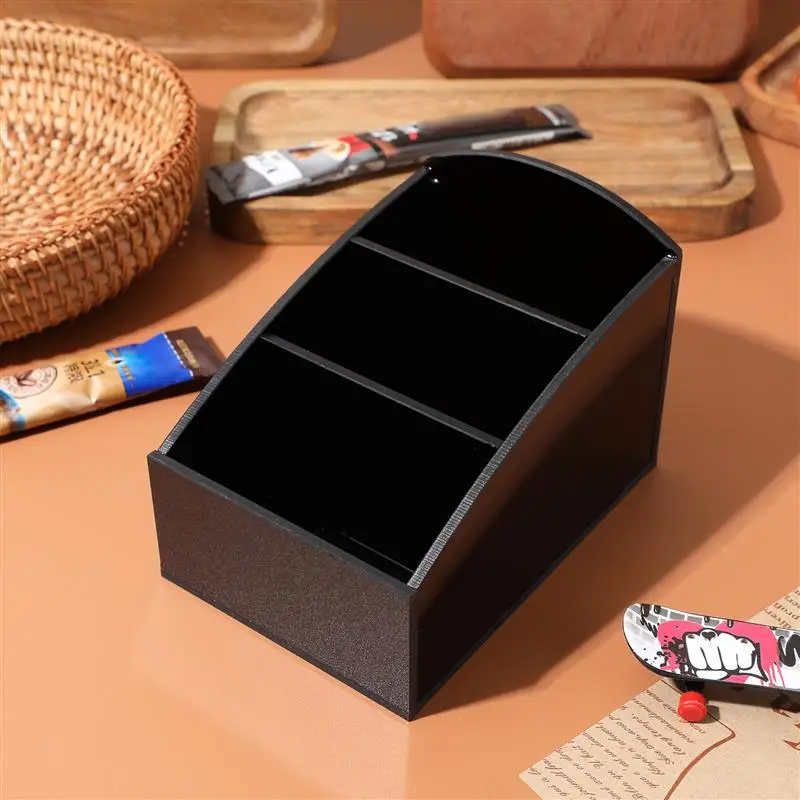 Tea Bag Storage Box Acrylic Storage Divider Box Coffee Capsule Sugar Bag Sorting Visible Box Container Kitchen Organizer