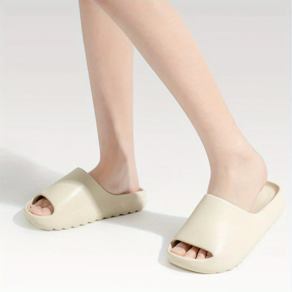 Unisex open toe breathable comfortable slipper sandals, cozy and soft slippers, comfortable indoor bedroom non-slip home shoes