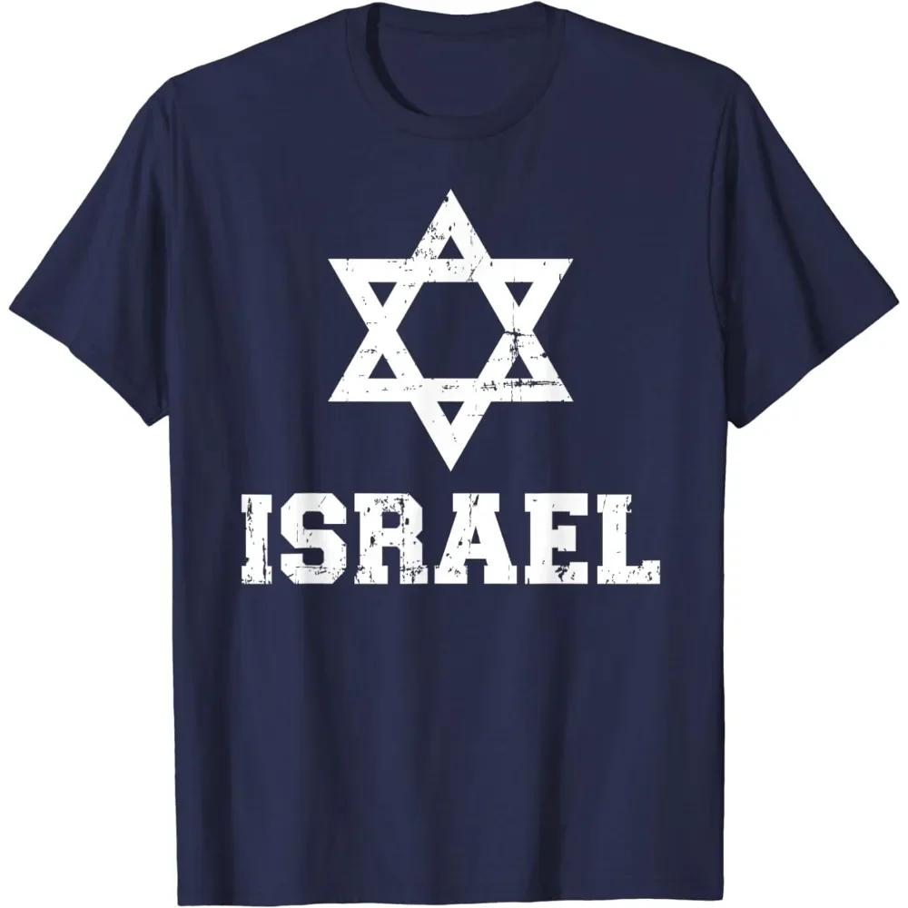Israël David Ster Militaire Ondersteuning Gift Unisex T-shirt Hoge kwaliteit katoenen T-shirt Ropa Hombre Zomer Mannen Tops Eenvoudige kleding