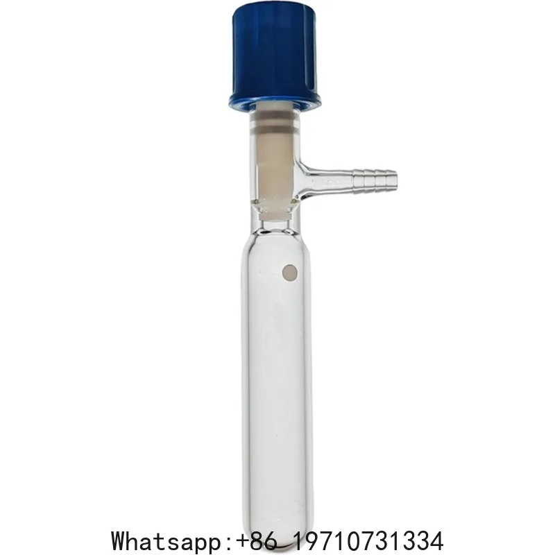 SW Tubular Solvent Storage Bottle with PTFE High Vacuum Valve Sealed Reaction Tube Reaction Bottle