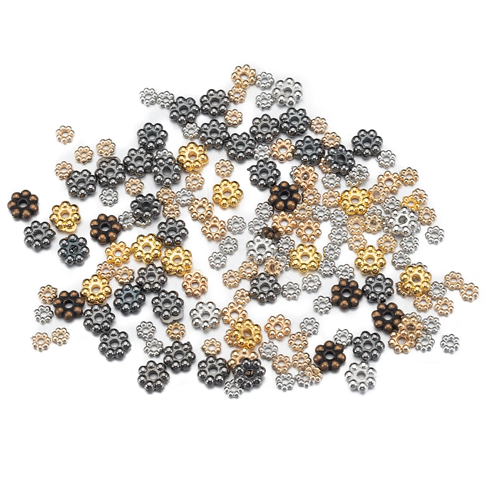 200 teile/los 4/5/6mm CCB Dais – Bead Cap Flower Bewertung und Preis