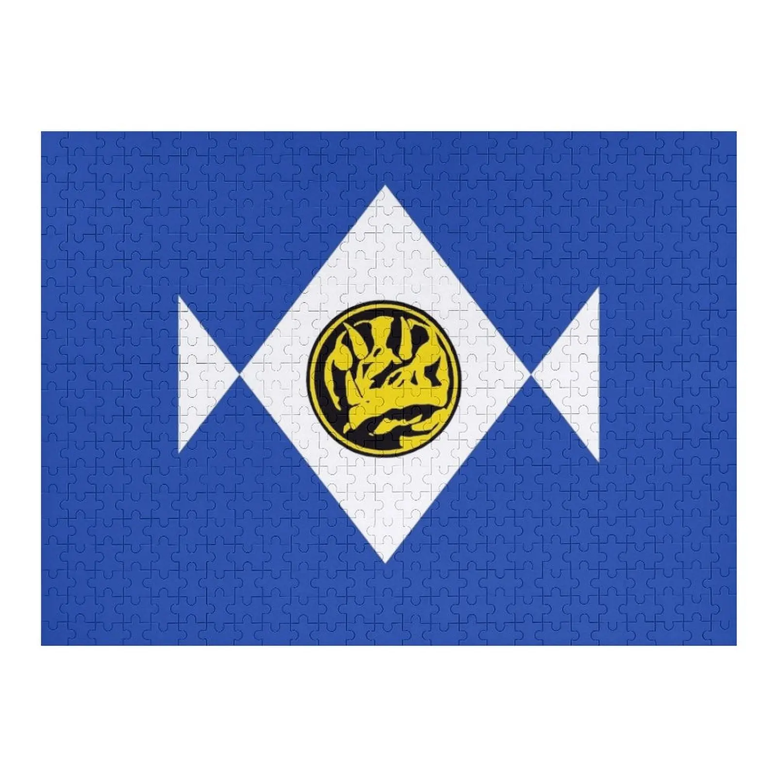 

Go Go Blue Ranger Jigsaw Puzzle Woods For Adults Baby Toy Toddler Toys Wooden Decor Paintings Puzzle