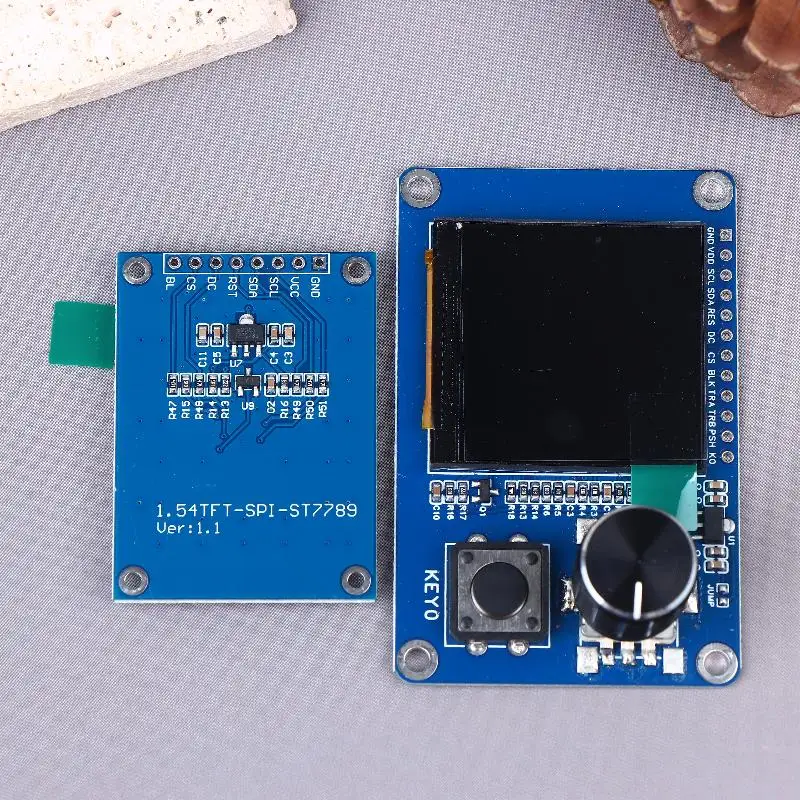 1,54 Zoll TFT LCD Display Modul mit EC11 Drehgeber Taste, IIC/I2C SPI Schnittstelle 240x240 für Arduino ESP32 ESP8266 DIY