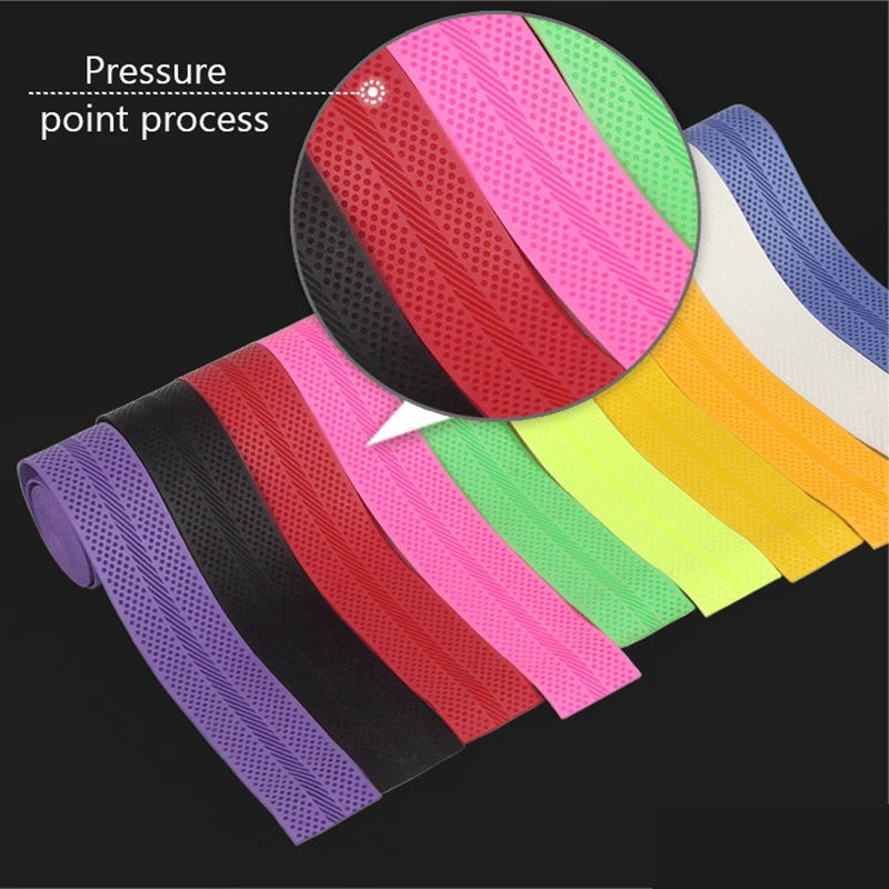 Badminton Racket Hand Rubber Pressure Point Sweatbandtennis Racket Handle Leatherfishing Rod Grip Strapwrap Strap