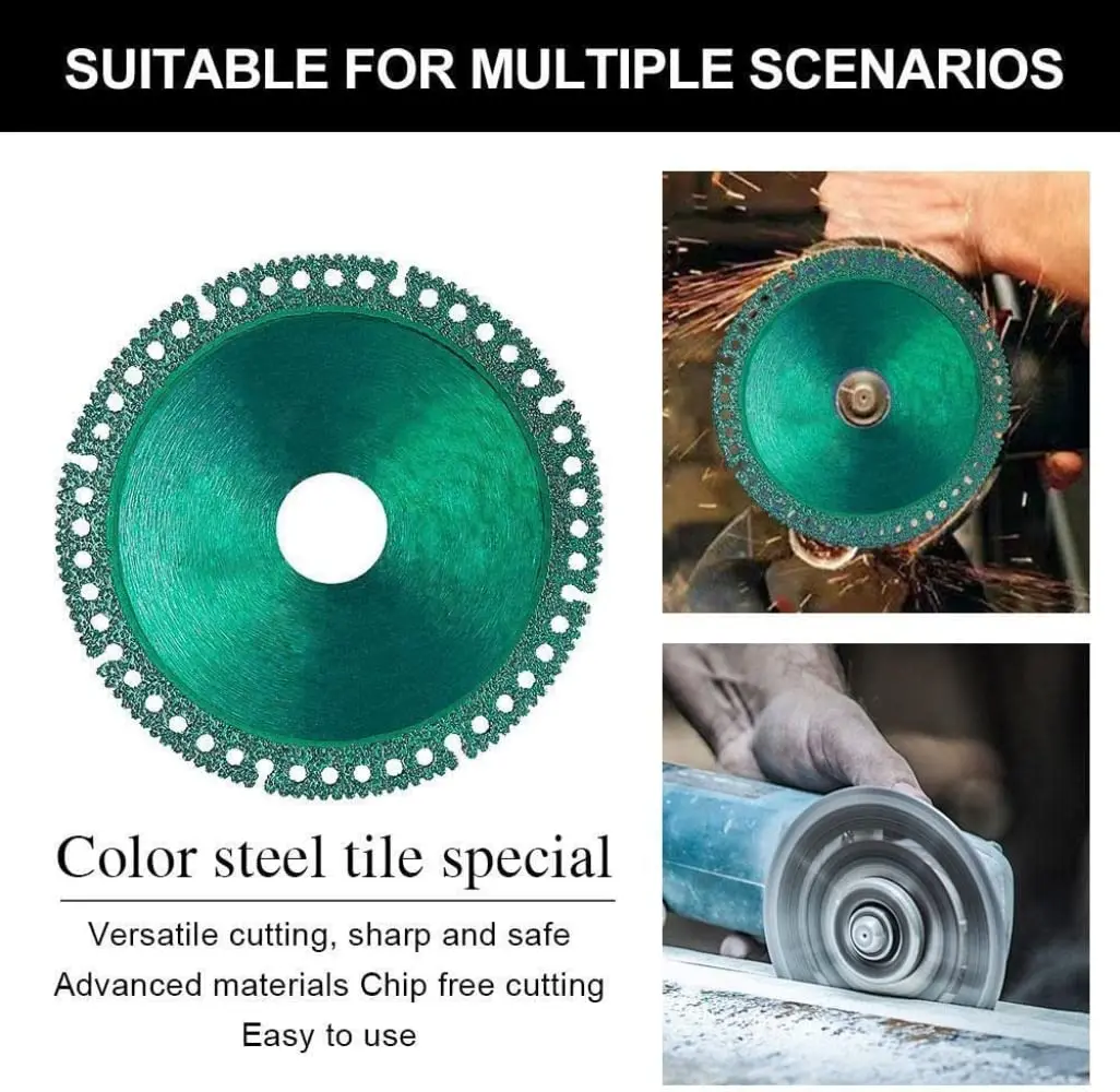 Composite Multifunctional Cutting Saw Blade 100mm Ultra-thin Saw Blade Ceramic Tile Glass Cutting Disc For Angle Grinder Tools