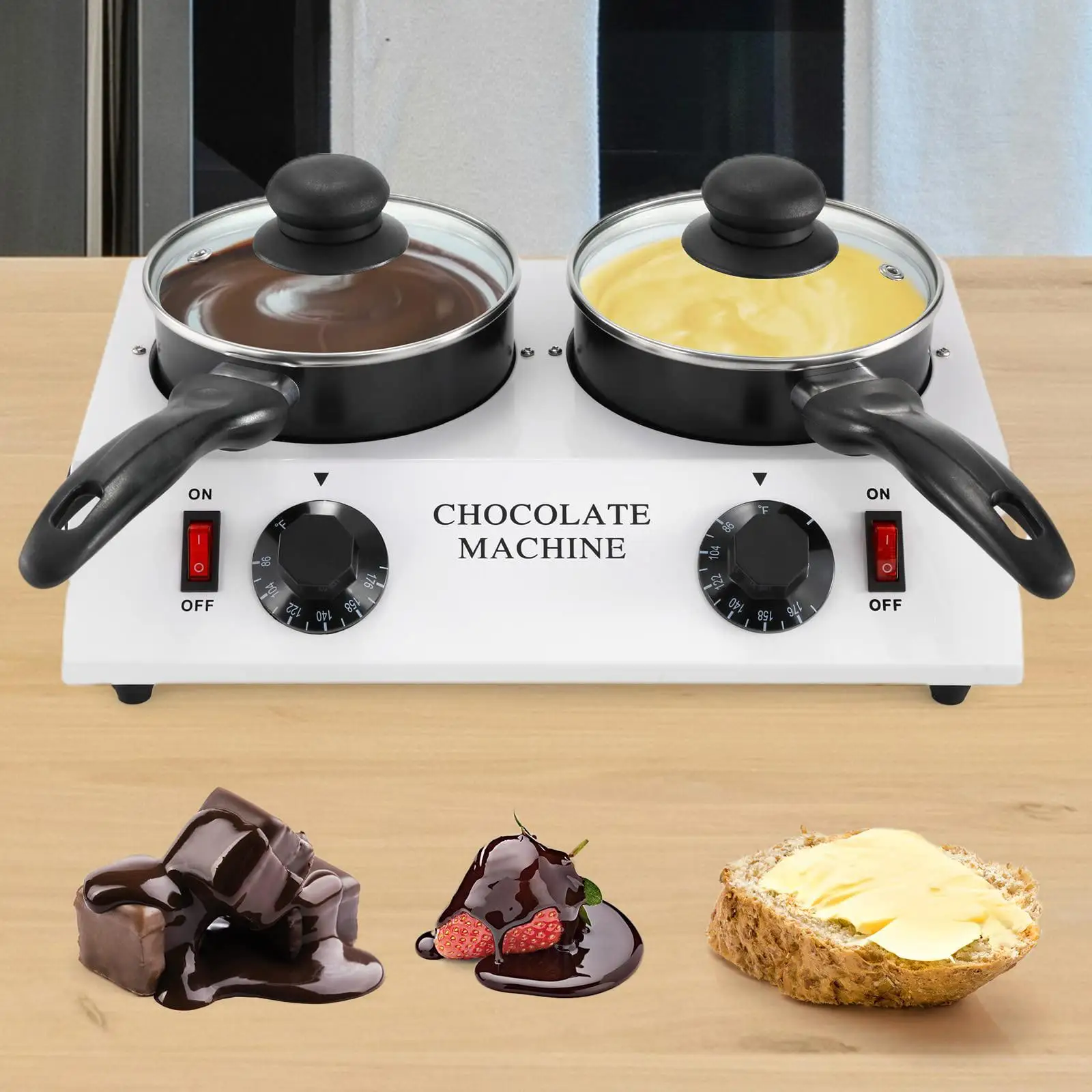 Electric Chocolate Melting Pot Solid Us Adapter Chocolate Melting Machine for Home