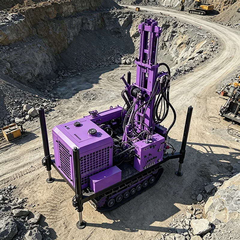 

High-Performance Water Well Drilling Rig with Powerful Rotary Mechanism for Effortless Penetration of Tough Soils and Rock