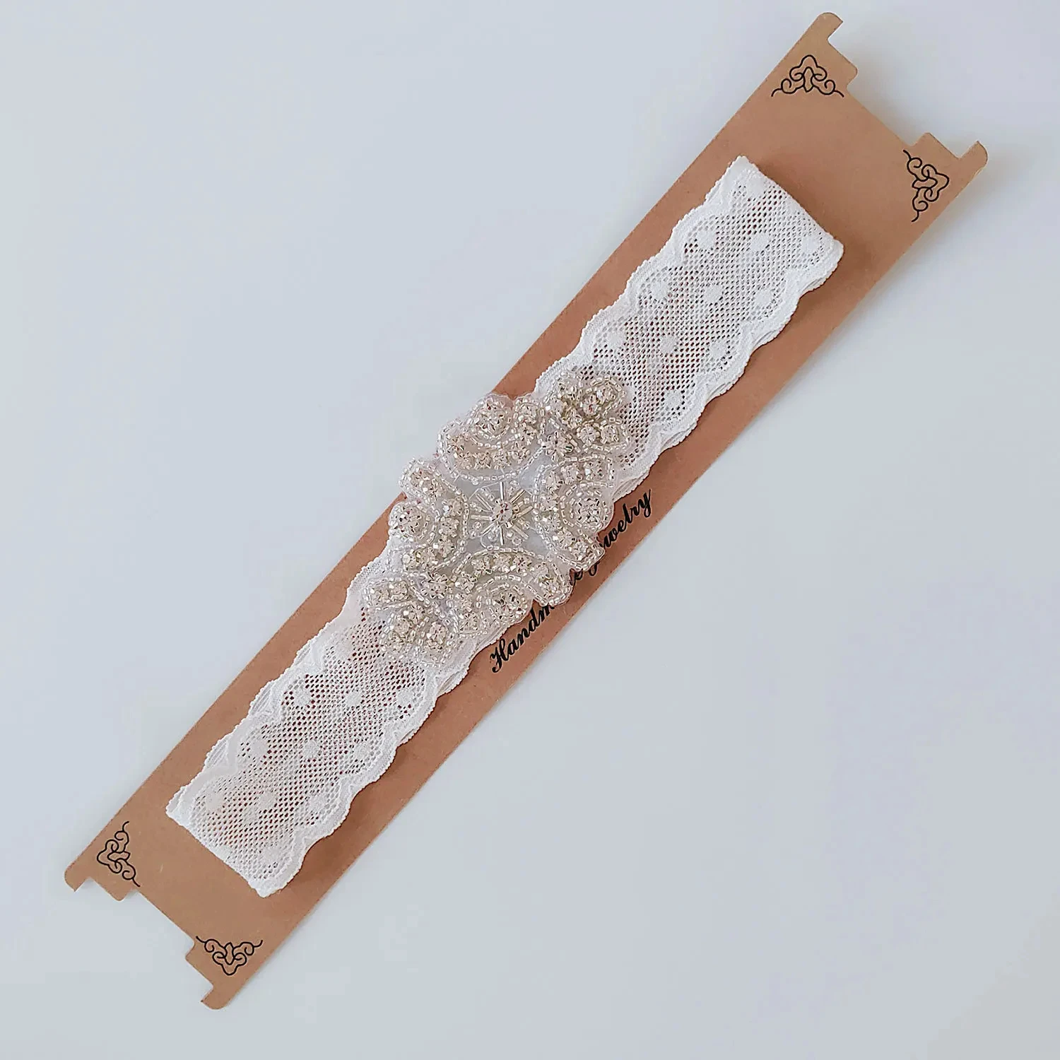 Shinny Bead Crystals Wedding Garter for Bride Leg Ring Loop Thigh Leg Garter  For Wedding Bridal  Accessories