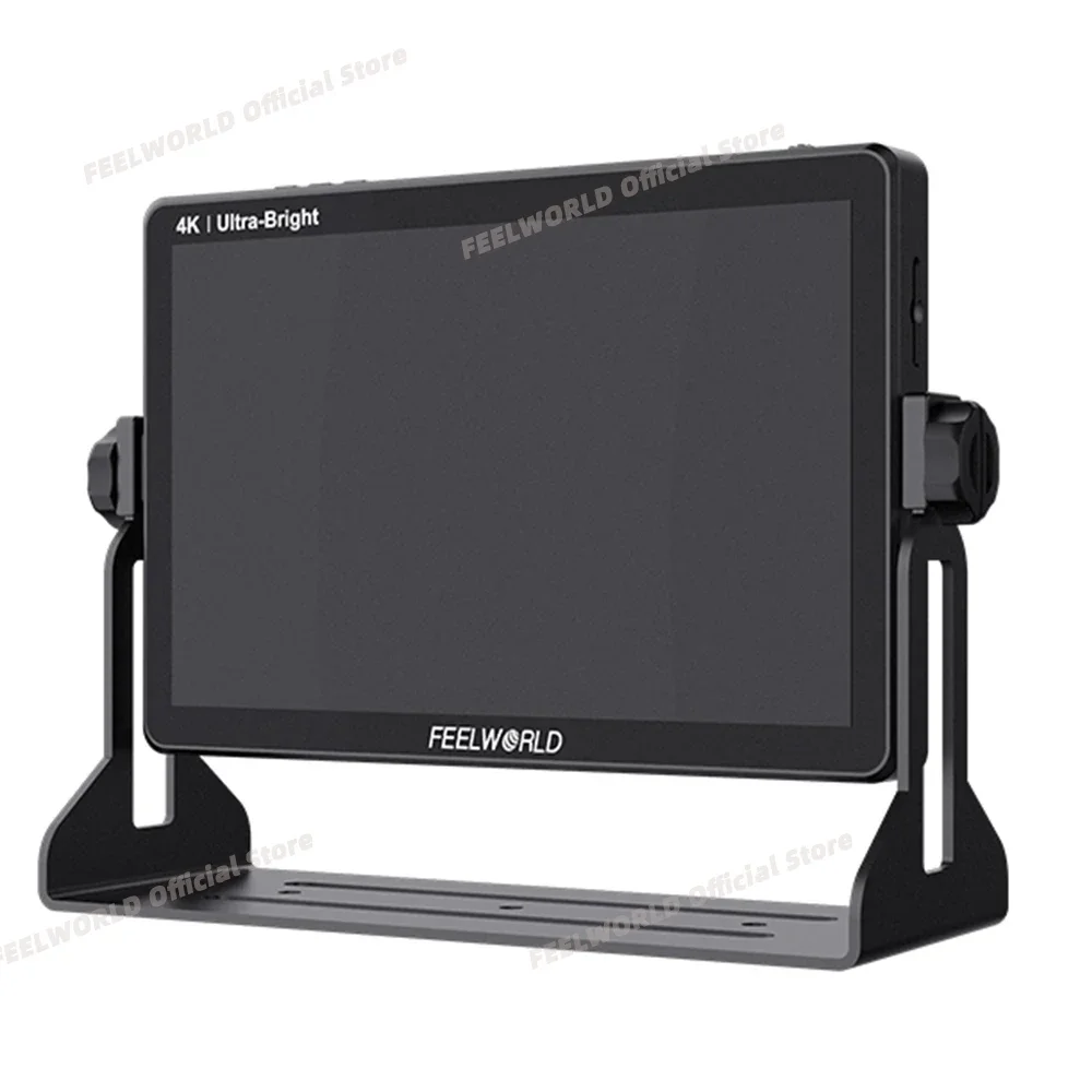 FEELWORLD LUT11S 10.1 polegadas 3G-SDI HDMI DSLR câmera monitor de campo com F970 externo 2000nit ultra brilhante IPS touch screen 3DLUT
