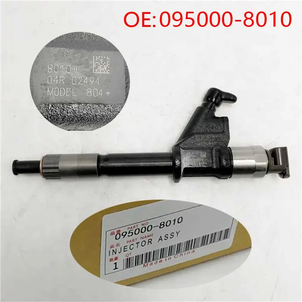 for 095000-8010 095000-8011  VG1246080051 GENUINE AND BRAND NEW DIESEL FUEL INJECTOR FOR HOWO A7 ENGINE