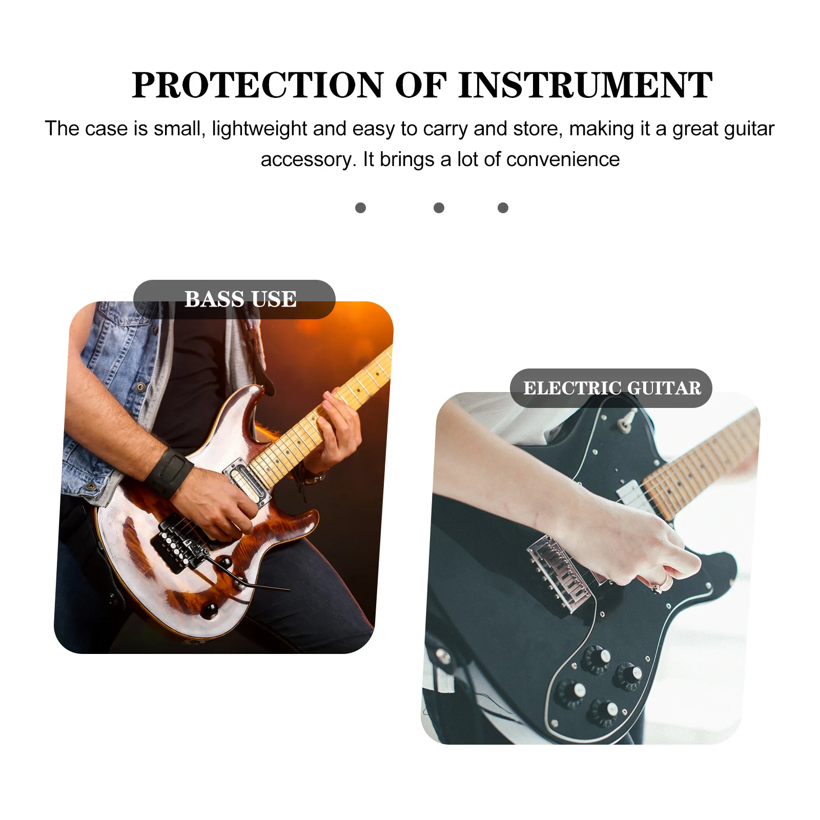 

Guitar Protector Cover Premium Material Safe Comfortable Touch Dirt Resistant Simple Design Supple Guitar Decorative Accessory