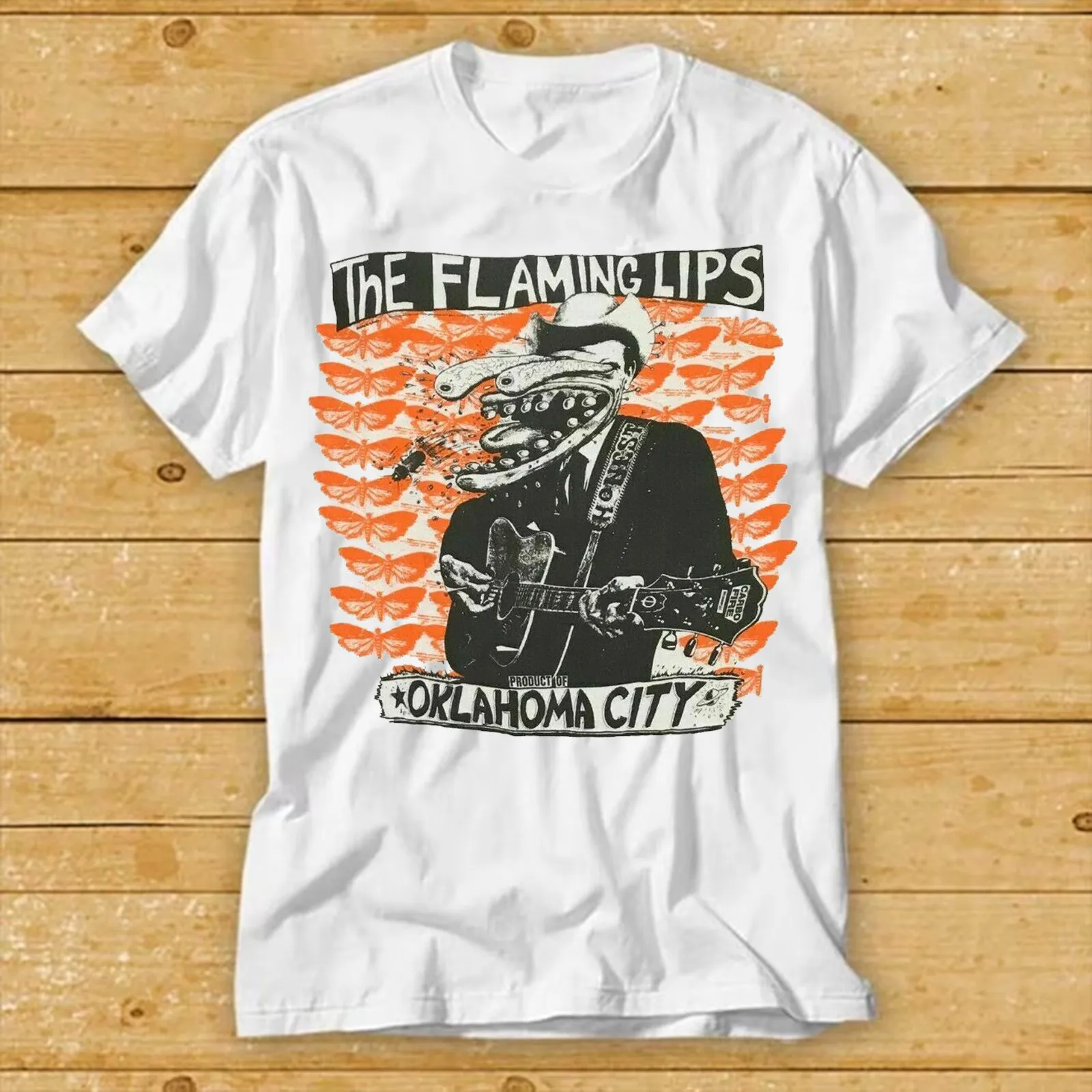 The Flaming Lips 1995 Flaming Lips City T Shirt Size S-4XL SOO14