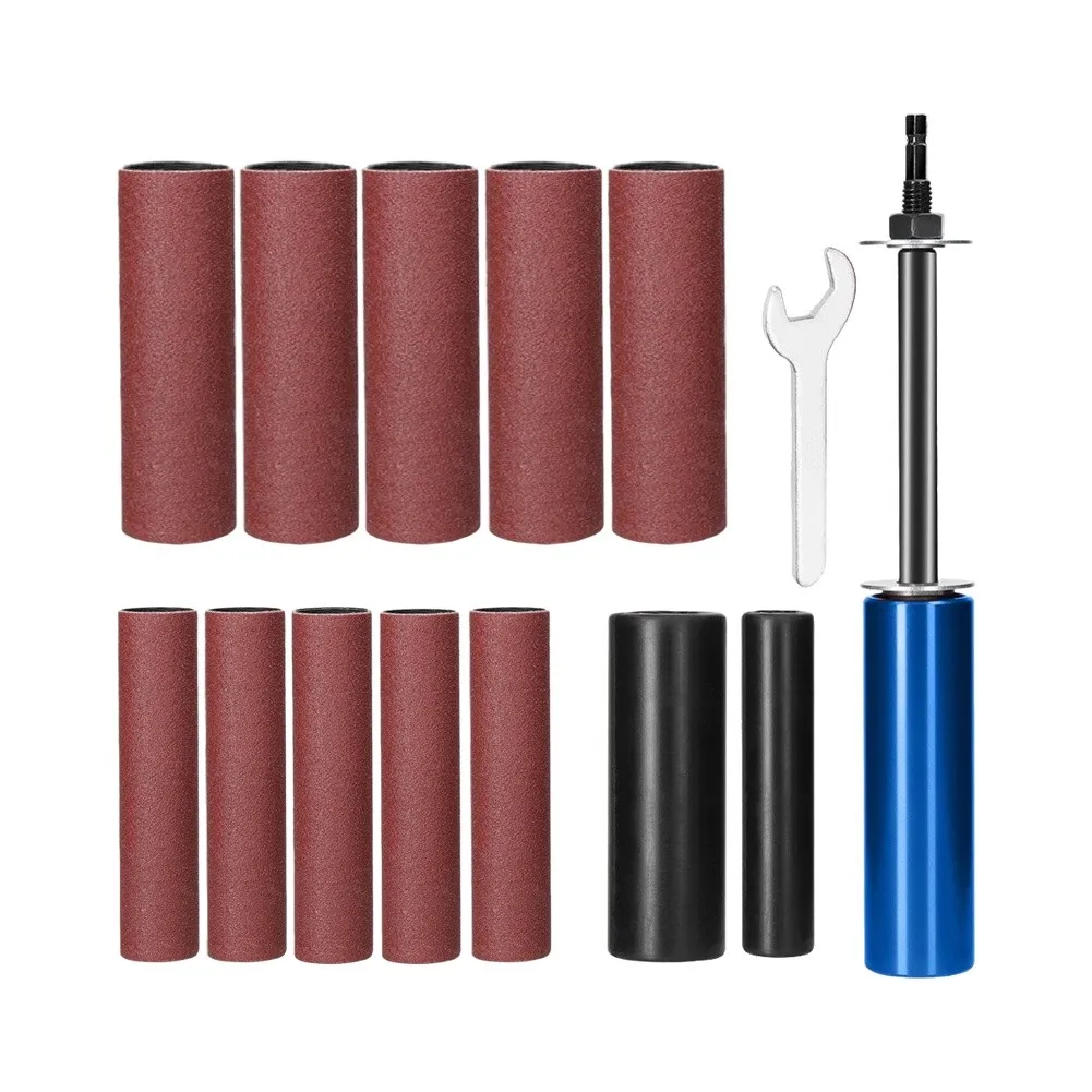 Sanding Machine Attachmen For Woodworking Polishing Wood Metal Plastic Stone Sanding Belt Machine Drill Attachment For Drills