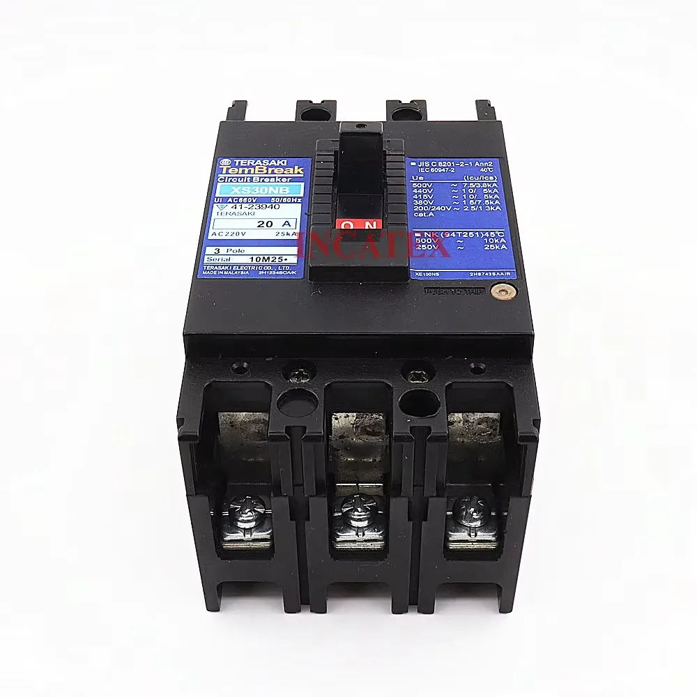 

Запасные части для вышивальной машины Tajima, оригинальный инверторный автоматический выключатель, главный выключатель 20 А TERASAKI TemBreak XS30NB