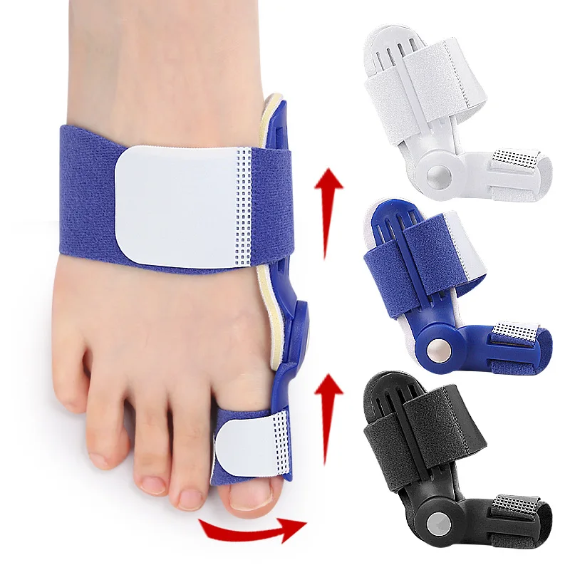 2Pcs Adjustable Big Bone Toe Bunion Splint Straightener Corrector Relief Hallux Valgus Correction Orthopedic Pedicure Foot Care