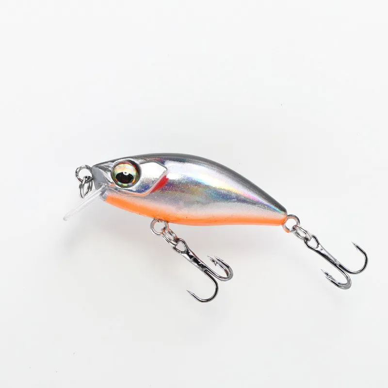 2023 Minnow Fishing Lure Micro Wobbler Fat Beagle Slow Sinking Jerkbait Artificial Hard Bait Fresh Water Trout Bass Bait