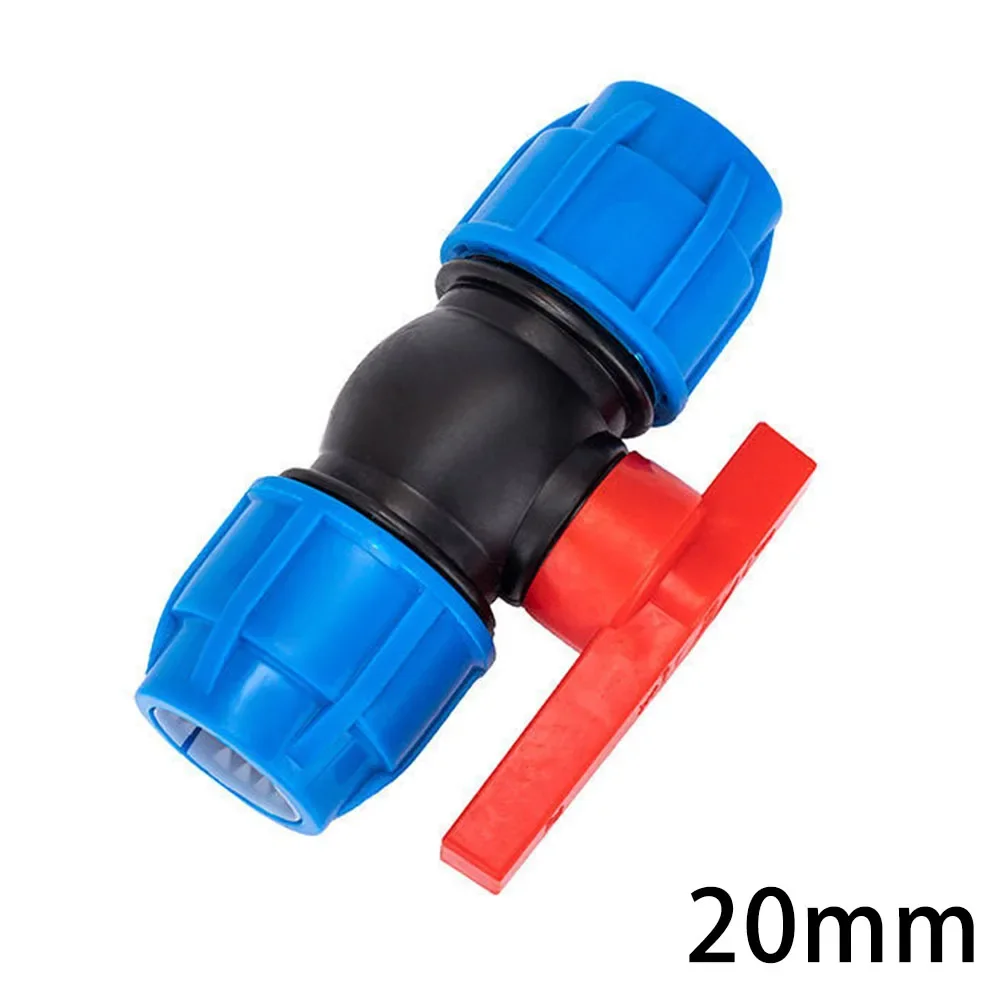 

1pcs Quick Connector Valve Switch Hot Melt Pe Union Pipe Fittings Switch Valve Joint Valve 20mm 25mm 32mm 40mm 50mm