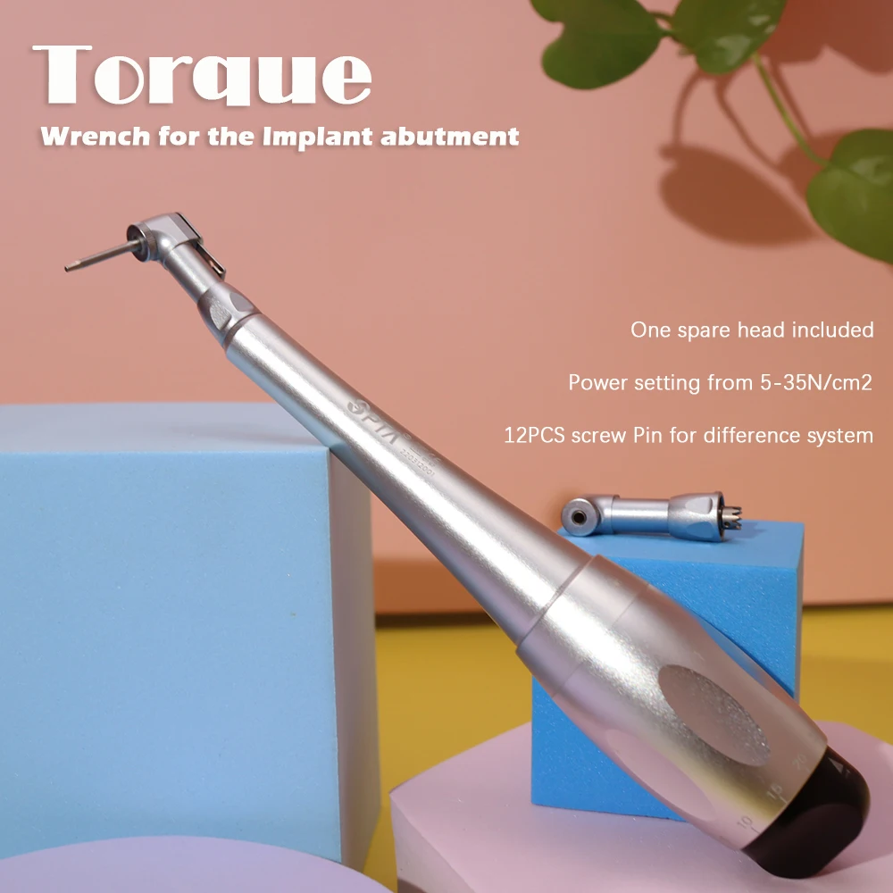 

SPTA Dental Implant Torque Wrench Handpiece Screwdriver Prosthetic Kit Ratchet Dentitst Instrument Sample Operation