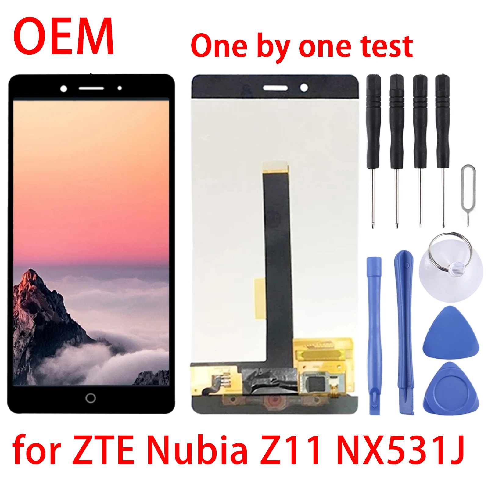 

OEM LCD Screen for ZTE Nubia Z11 NX531J with Digitizer Full Assembly