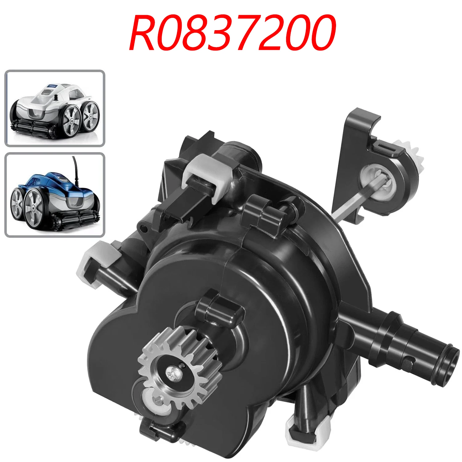 MX R0837200 Engine Assembly with O-Ring Replacement for Polaris Quattro Sport / P40 Pressure Side Automatic Pool Cleaner