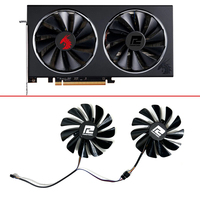 NEW 2PCS 95MM FDC10U12S9-C CF1010U12S 4PIN RX5700 GPU Fan For Powercolor RX 5700 Sports Edition 8GB GDDR6 RX 5700 XT Red XFX 580