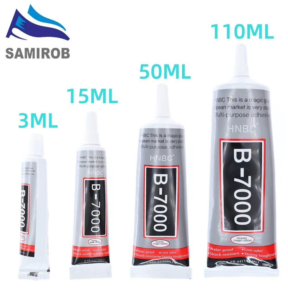 B7000 Glue 15ML 25ML 50ML 110ML Clear Contact Phone Repair Adhesive Universal Glass Plastic DIY B-7000 With Precision Applicator