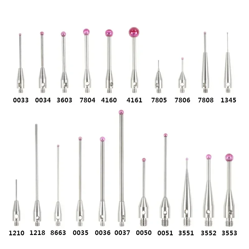 M2m3 for Renishaw Three-dimensional Coordinate Stylus Three-dimensional Probe Cnc Ruby Stylus 0.5/1.0/1.5/2.0/3.0  1PC