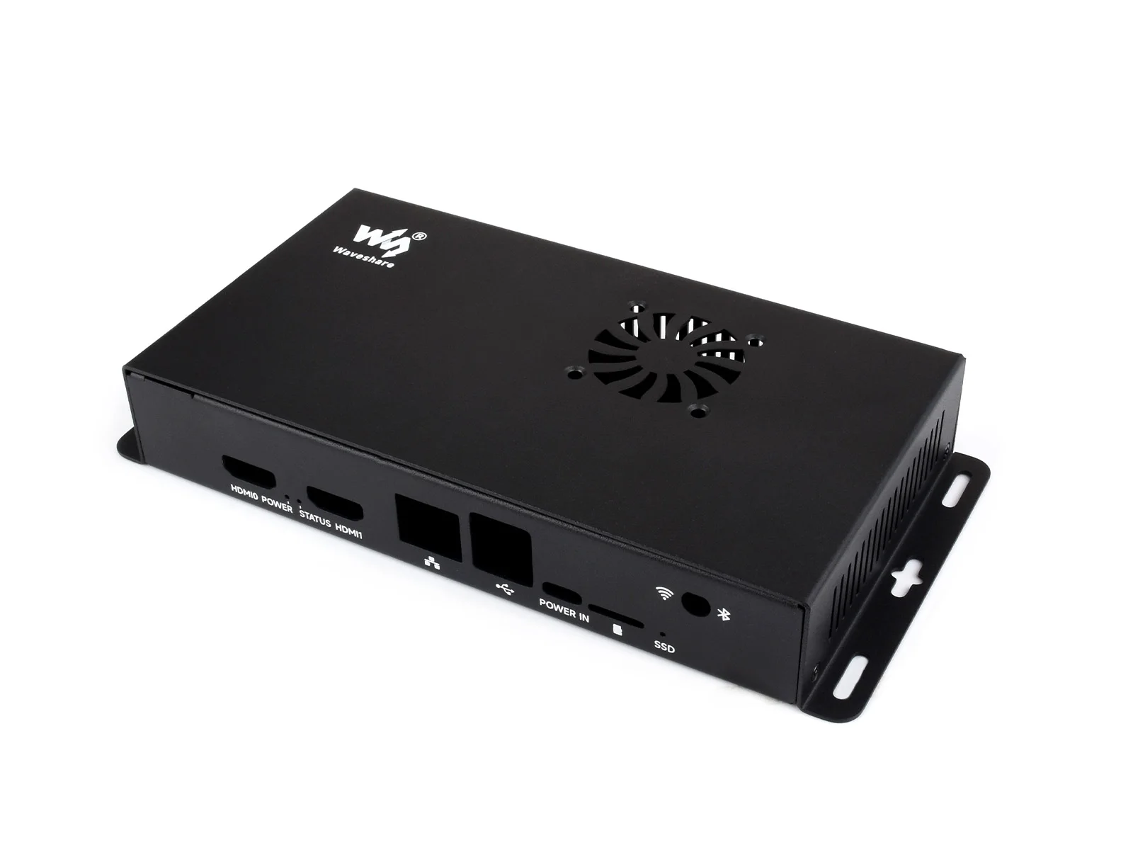 CM5-IO-BOARD-CASE-A,Metal Case Designed For Raspberry Pi Official Compute Module 5 IO Board, Comes With Cooling Fan