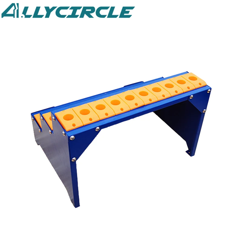 Thickened ABS BT30 BT40 Stepped Tool Holder Storage Cabinet 30 Hole Mixed Free Collocation for CNC Collecting Tool Case