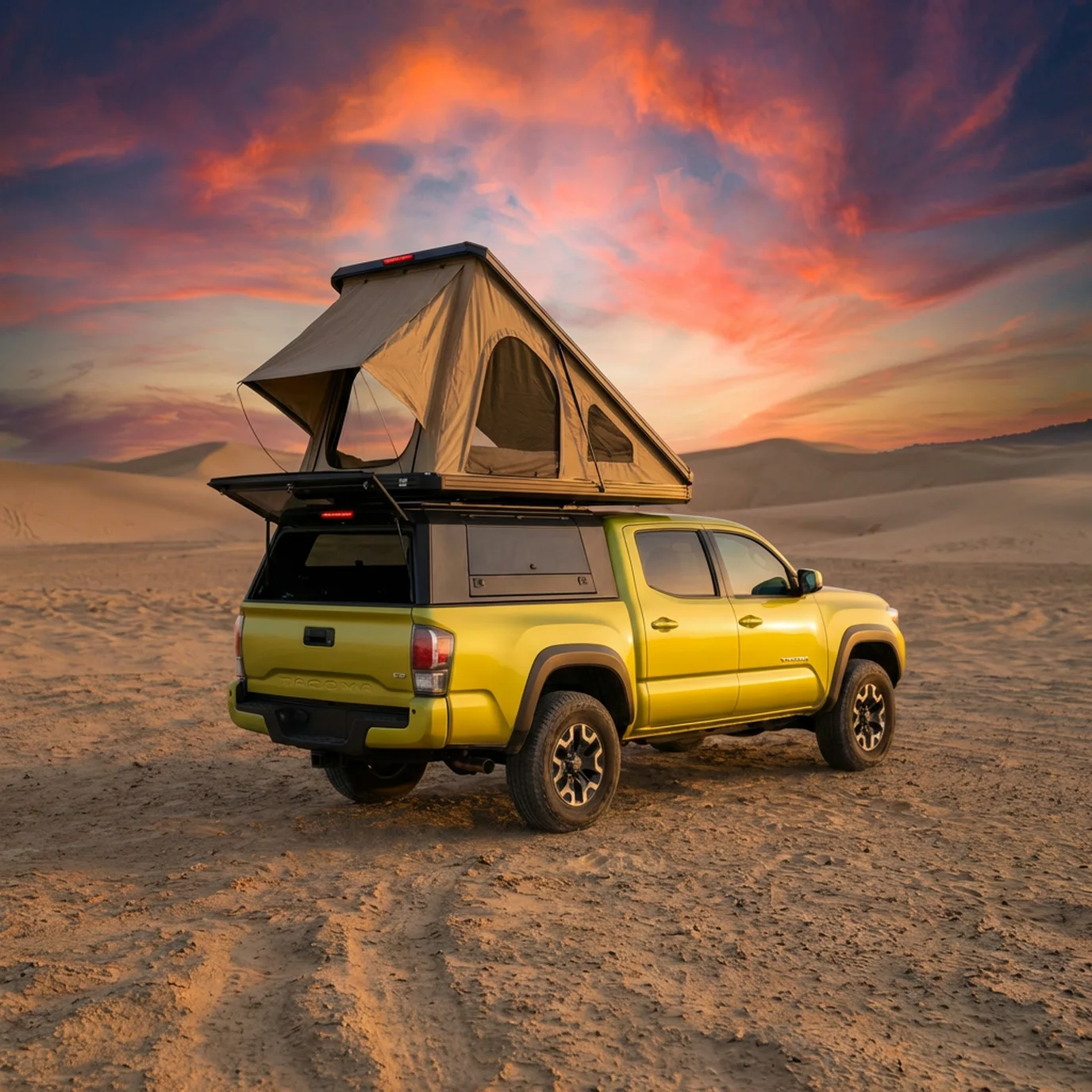 

Hot Selling Aluminum Truck Bed Caps Topper Camper Shell Canopy Pickup 4x4 Accessories Canopy for Toyota Tacoma 2024+ Double Cab