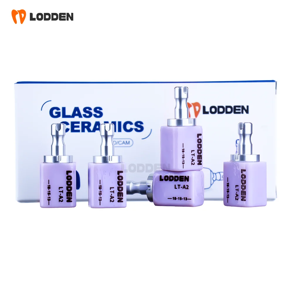 Dental Lithium Disilicate Block C14 5Pcs Dental Lab Glass Ceramic LT/HT for CAD CAM Sirona Cerec Milling System Dentist Material