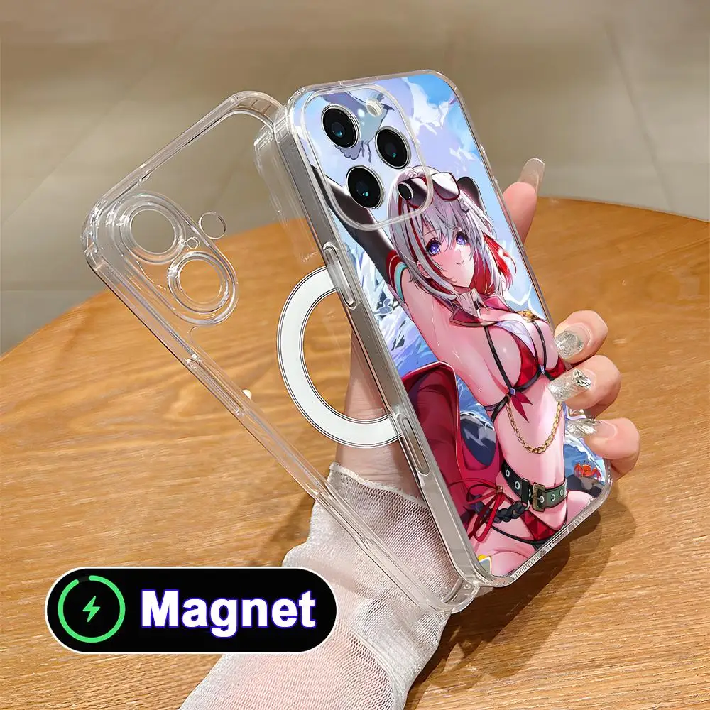 

Чехол HSR Topaz Clear TPU Magsafe для iPhone 17 16 15 14 13 12 11 Air Pro Max Plus Mini, цветной