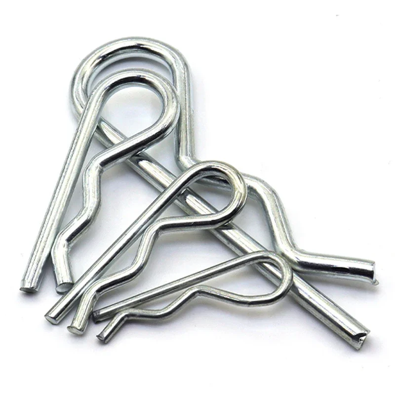 1/40pcs aço inoxidável 304/pino galvanizado b-tipo pino r-tipo pino cotter pin onda circlip cartão pin hairpin parafuso mola de aço