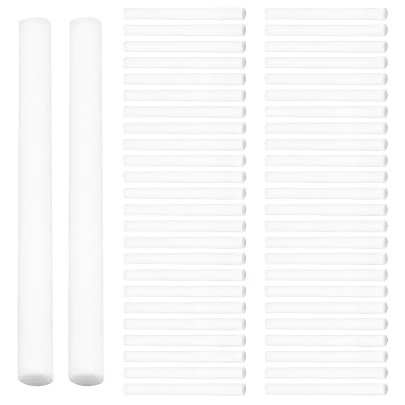 Stable-50-Pack Car Diffuser Sponges Refill Sticks Humidifier Filter Wick Replacement, Absorbent Sponge Sticks, 2.75 X 0.31 Inch