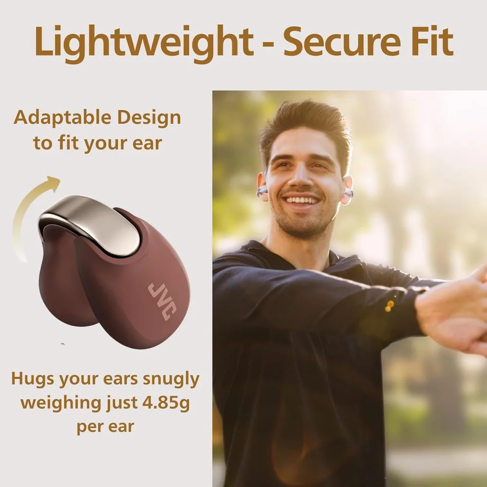 Wireless Open Ear Earbuds,Bluetooth 5.3,24H Battery,Water Resistant,Mic,Comfort & Awareness,Ear Clip - view 4
