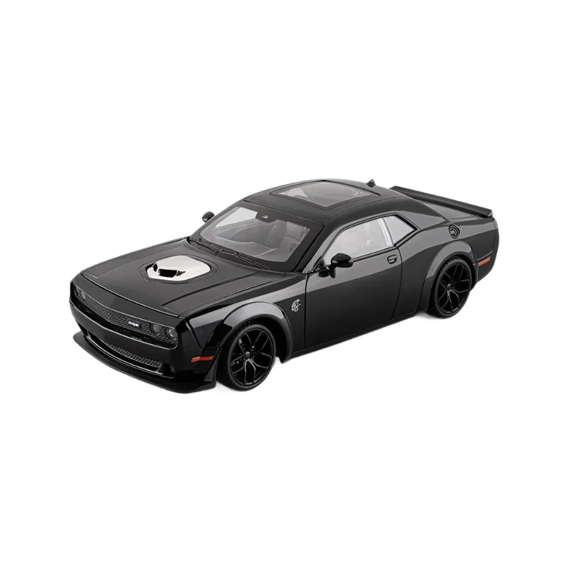 

Масштабная модель автомобиля 1:18 Hellcat Challenger из сплава, имитация спортивного автомобиля, украшение, детская игрушка, подарки оптом