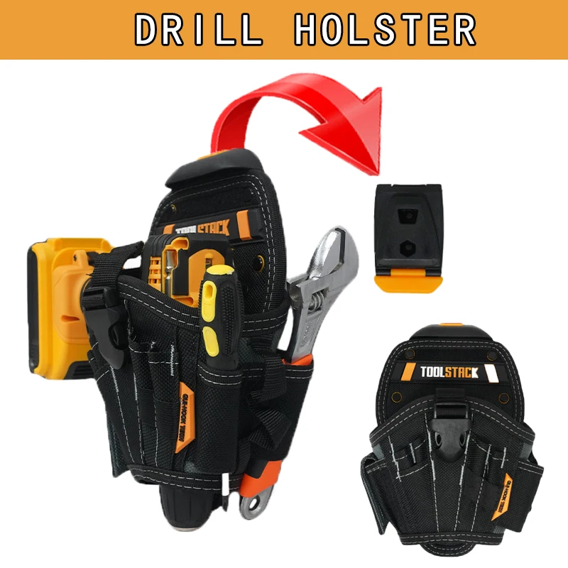 TOOLSTACK المدمجة الحفر الحافظة حقيبة العمل عالية الجودة الحفر الحافظة حفار كهربائي حقيبة المفك الحقيبة الشريط حقيبة أداة حقيبة التخزين #1