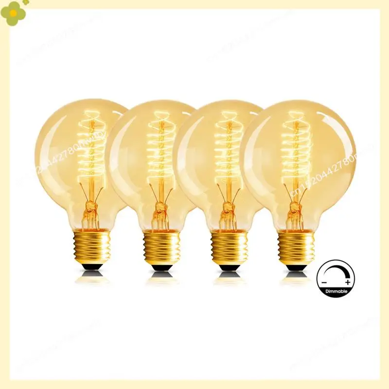 LDHL Retro's Glühbirne Vintage Glühlampe Lampe Warm Gelb Wohnzimmer Schlafzimmer Licht