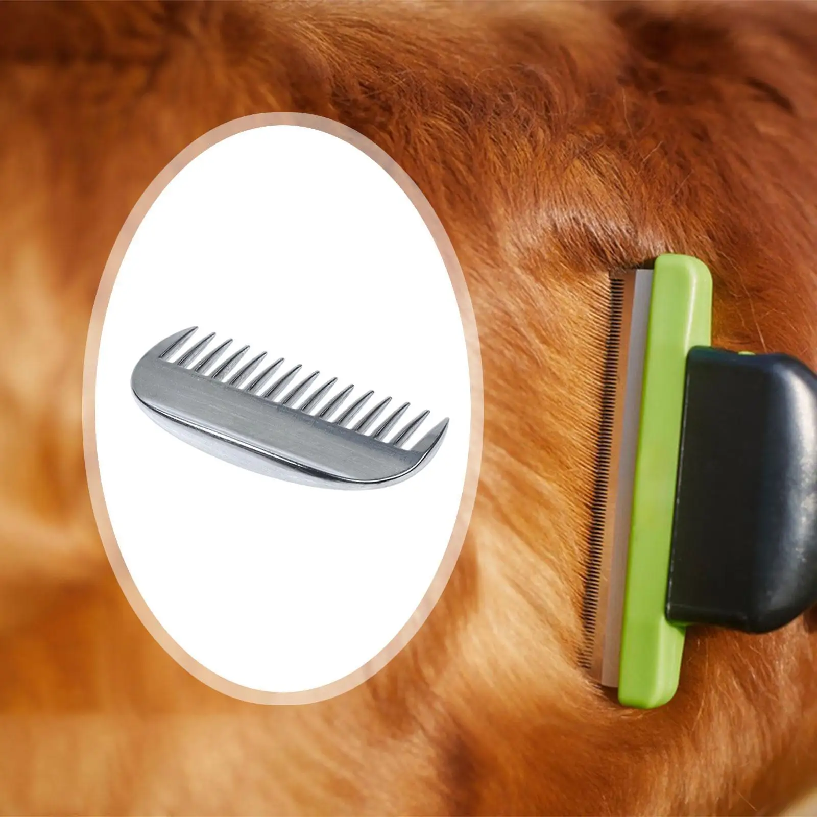 Horse Comb Open Knot Tool Massage Comb Pet Comb for Deshedding Donkeys Cows