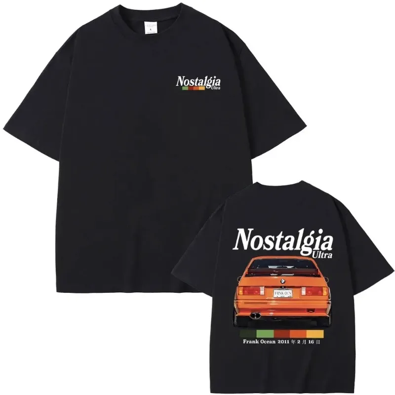 Rapper Nostalgie Ultra Grafik T-Shirt Ozean Übergroße Vintage T-Shirts Bequeme Hip Hop Ärmel Herrenmode Streetwear Tops