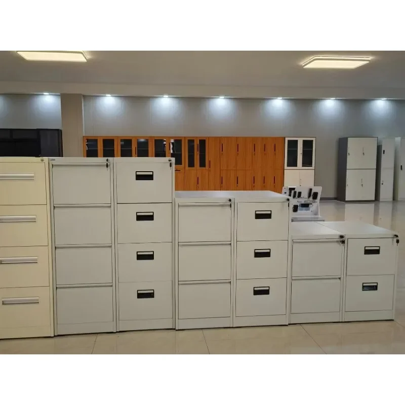 High Quality 4 Drawer  Structure Metal File Cabinet Best Price Steel Vertical Filing Cabinet for Office or Laundry Storage