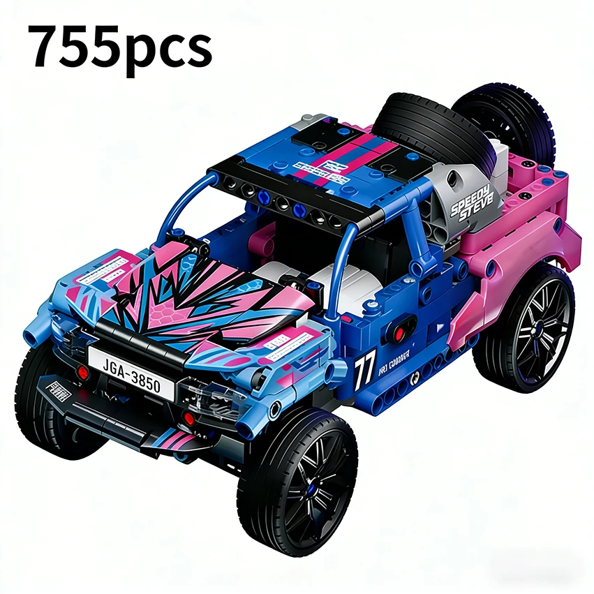 

755 Pcs New Off-Road Sports Car Building Block Set Technical Mechanical Vehicle MOC Educational Toy for Kids Boys Gift
