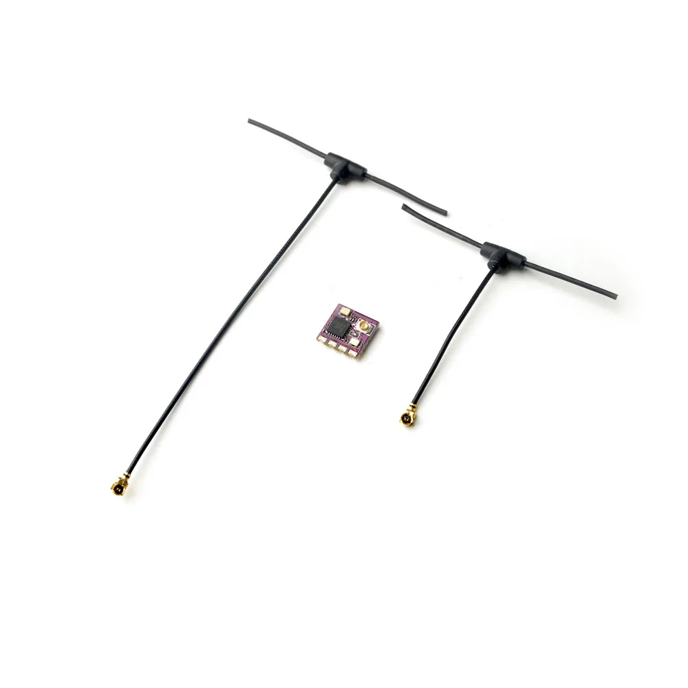 HappyModel 2.4G ELRS EP1 EP2 EP1 DUAL TCXO Penerima Keanekaragaman Sejati dengan RF Amps untuk FPV Freestyle Jarak Jauh DIY Parts
