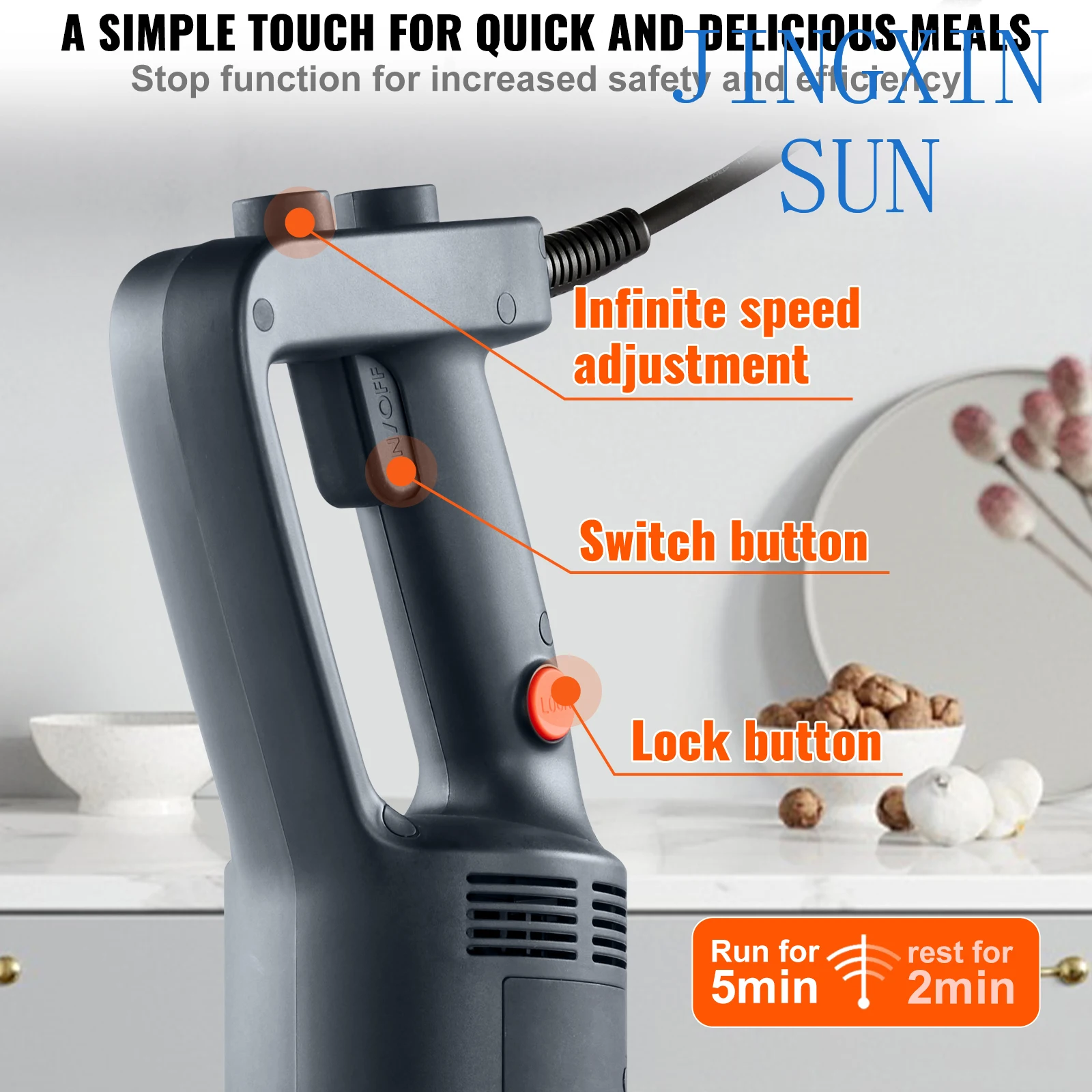 Licuadora de inmersión comerci - Immersion Blender Stick reseña y precio