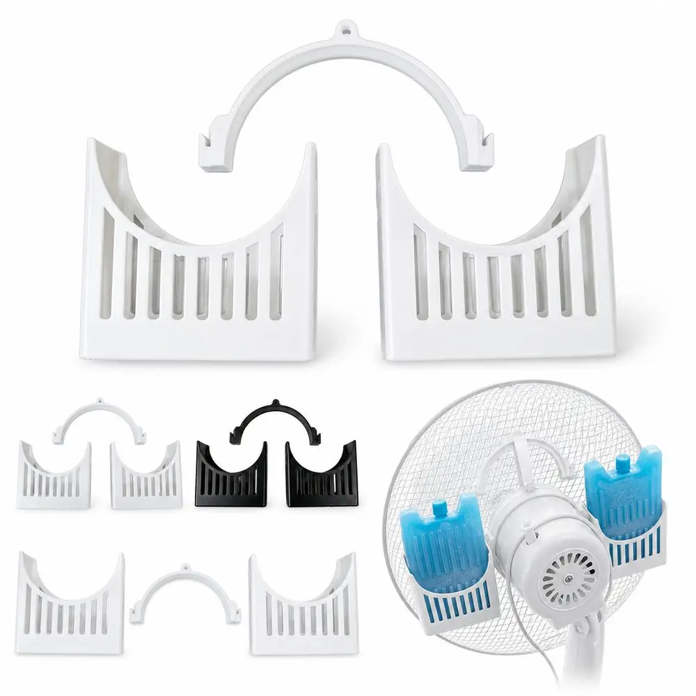 Vertical Mount Fan Ice Pack Holder Simple Design Secure Fixing Fan Ice Box Bracket Cooling Attachment Fan Cooling Mount