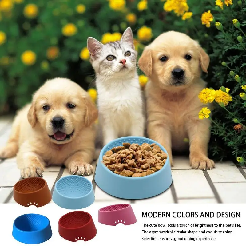 Elevated Cat Food Bowl Raised Cat Bowl Set Cat Feeding Bowl Anti Vomit Tilted Water And Non Slip Food Feeder Pet Food Supplies