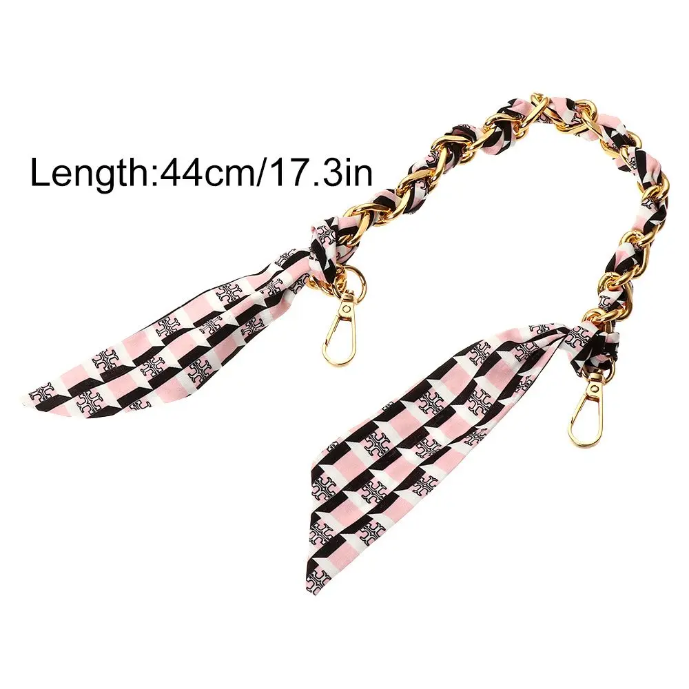 1Pcs New Handbag Accessory Metal Alloy Hardware Silk Scarf Chain Bag Belt Bags Chains Bags Belt Straps