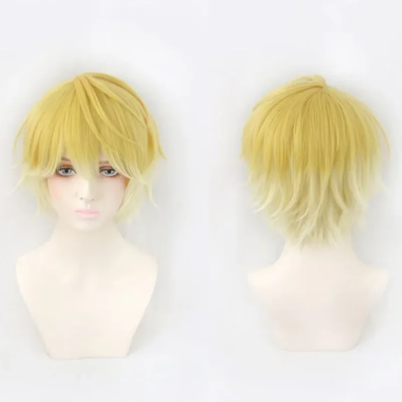 Vtuber Nijisanji Sonny Brisko Cosplay Wig Gold Gradient White Gold Hair Heat Resistant Synthetic Halloween Party Accessories