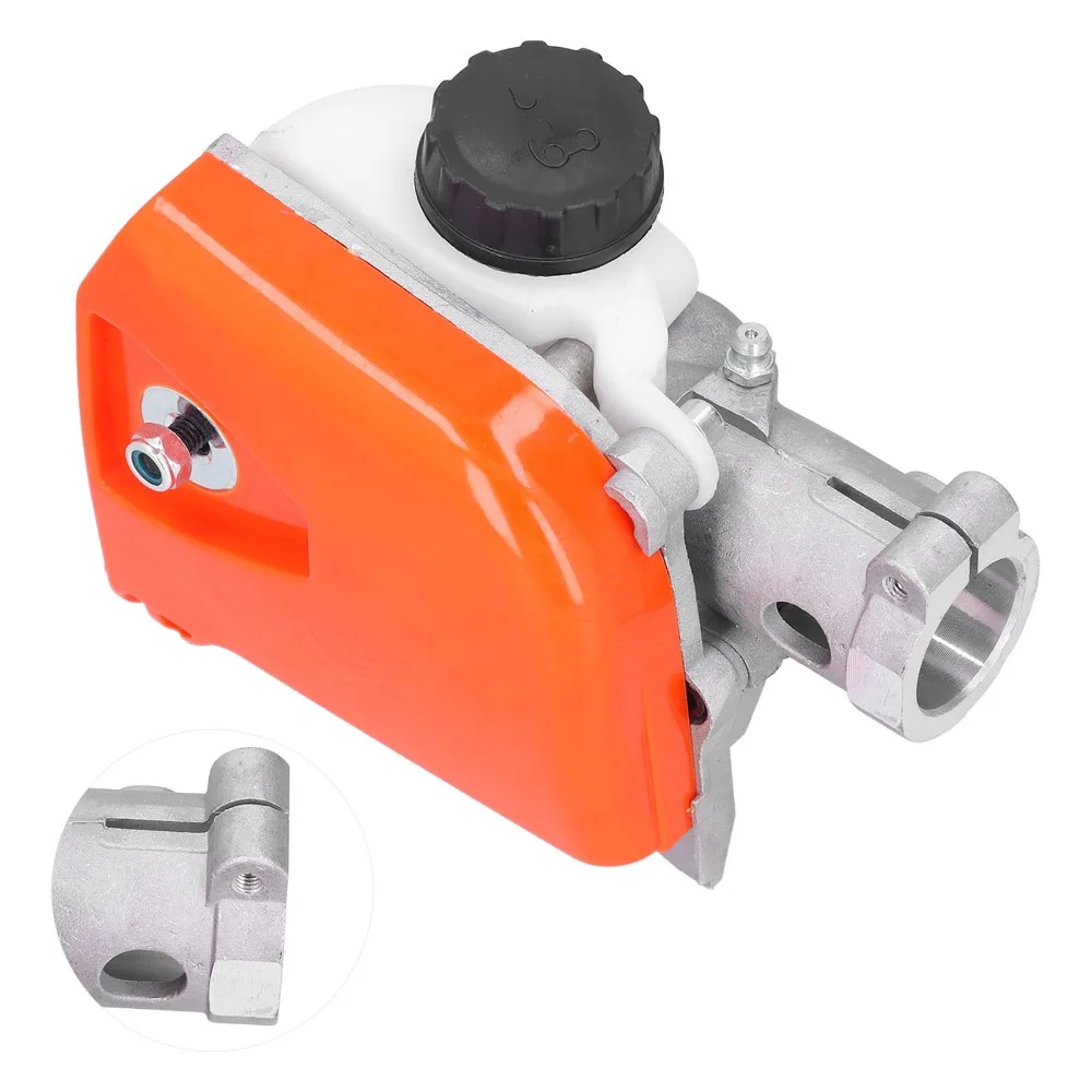 Orange Chainsaw Gearbox Assembly Metal Direct Replacement Pole Saw Gear Head Multi Function Universal