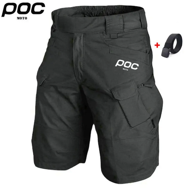 2023 Men\'s Cycling Shorts MTB Pantalon MOTO POC Mountain Bike Shorts Outdoor Hiking Bottoms Motorcycle Cargo Bicycle Short Pants